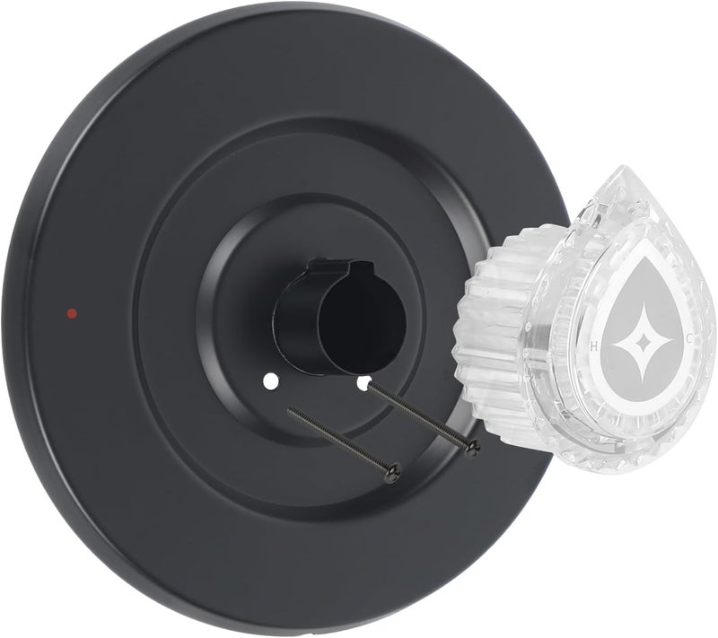 TTSITG Shower Trim Kit, Compatible with Moen Chateau T470 Chateau Shower Trim Kit, for Single Handle Tub/Shower Trim, Includes Escutcheon, Tubes, Shower Handle and Screws, Chrome (Black) - Image 1
